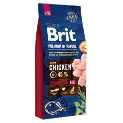 Brit Premium Koiran Kuivaruoka|Senioriruoka*by Nature SeniorL+XL 15kg