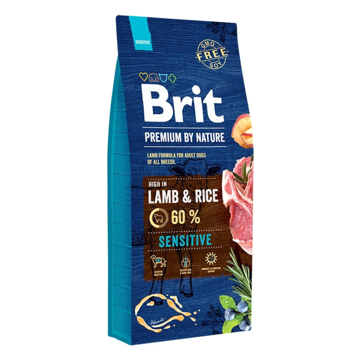 Brit Premium Koiran Kuivaruoka*by Nature Sensitive Lamb