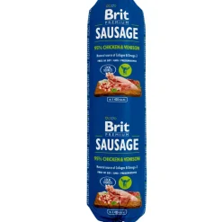 Brit Premium Koiran Märkäruoka Ja Makkarat*makkara Kana&Riista 800g