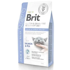 Brit Veterinary Diet Kissan Stressi|Kissan Erikoisruoka*Cat Grain Free Calm & Stress Relief Salmon & Pea