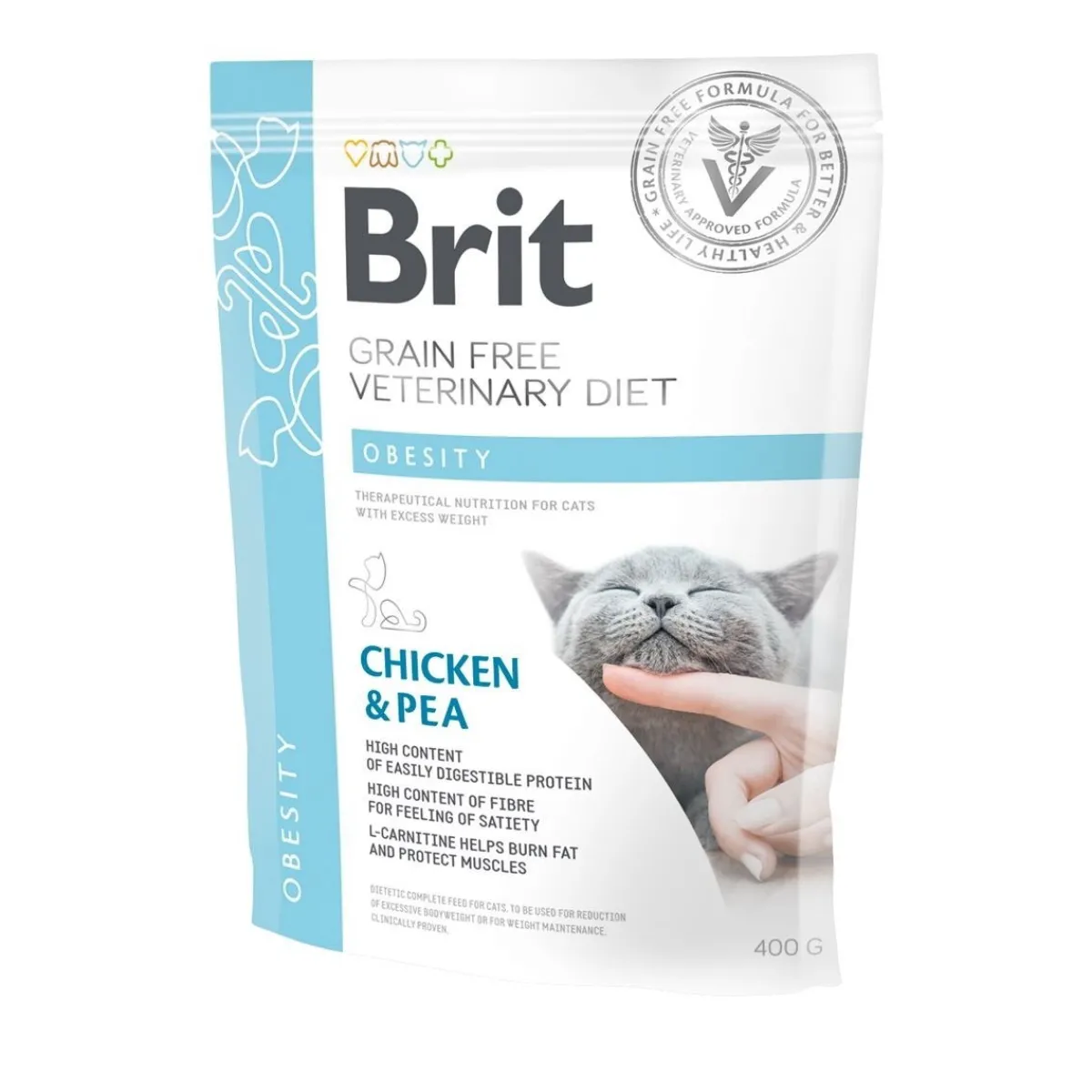 Brit Veterinary Diet Kissan Ylipaino|Kissan Erikoisruoka*Cat Obesity Grain Free