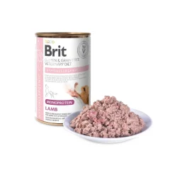 Brit Veterinary Diet Koiran Allergiat|Koiran Eläinlääkäriruoka*for dogs Hypoallergenic Monoprotein Lamb Can 400g
