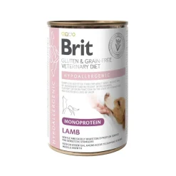 Brit Veterinary Diet Koiran Allergiat|Koiran Eläinlääkäriruoka*for dogs Hypoallergenic Monoprotein Lamb Can 400g