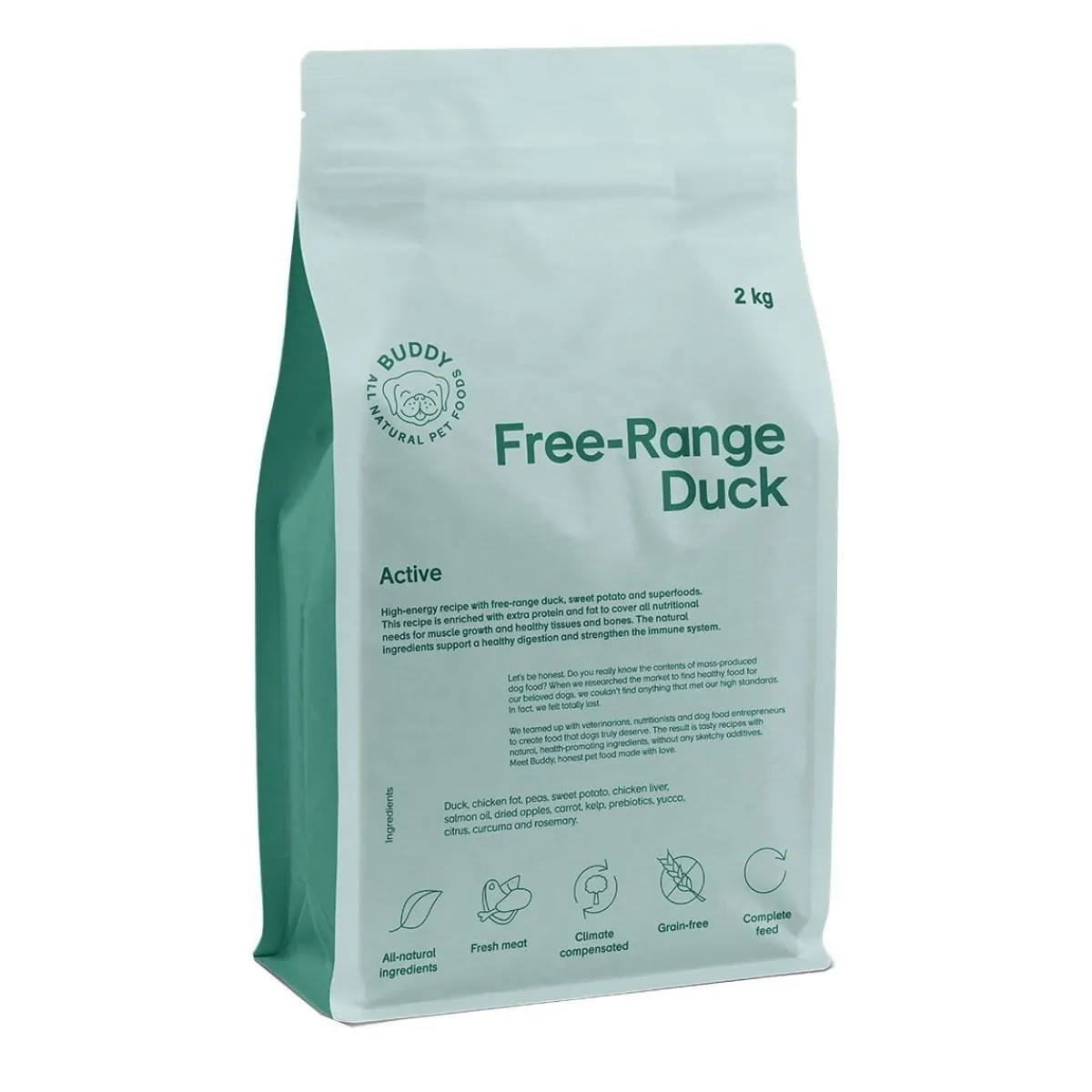 Buddy Koiranruoat Erityistapeisiin|Koiran Kuivaruoka*Free-Range Duck