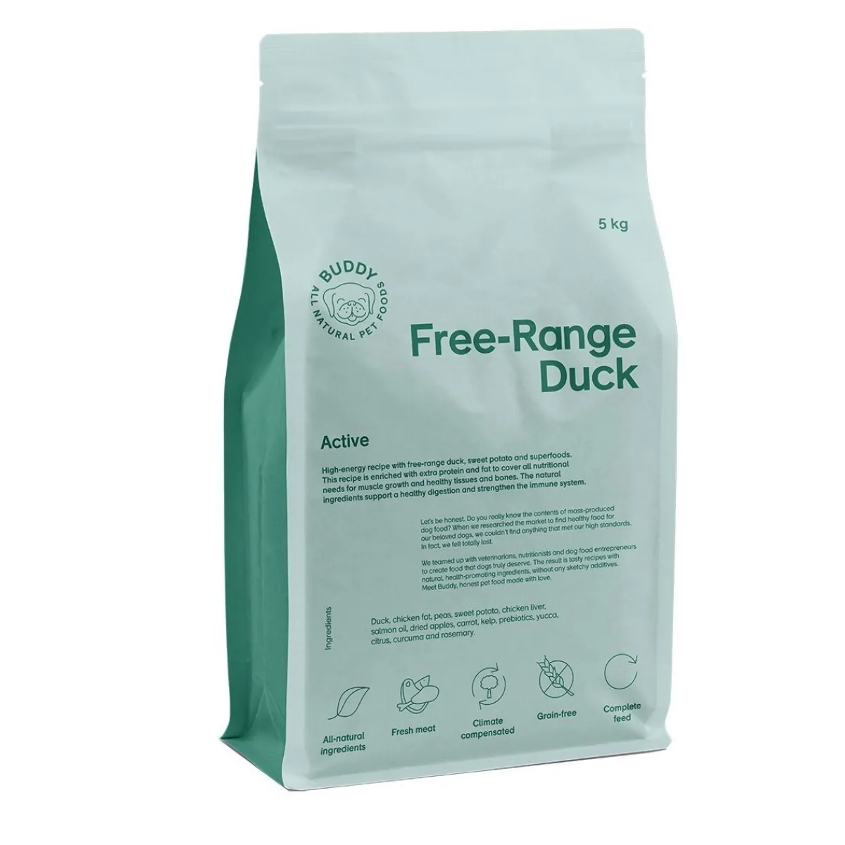Buddy Koiranruoat Erityistapeisiin|Koiran Kuivaruoka*Free-Range Duck