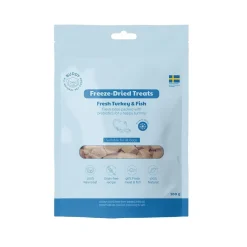 Buddy Pikkuherkut Ja Treeninamit|Pakastekuivatut Koiranherkut*Freeze-dried kalkkuna & kala 100 g