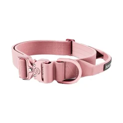 BullyBillows Igp|Koiran Pannat*Combat Kaulapanta kahvalla, pinkki 4 cm
