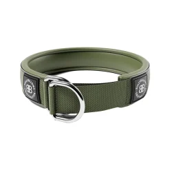 BullyBillows Koiran Heijastimet Ja Valot|Koiran Pannat*koiran puolikiristävä panta 5 cm, khaki