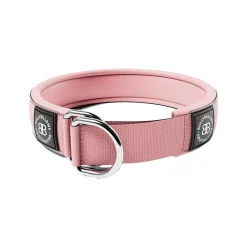 BullyBillows Koiran Pannat*puolkiristävä kaulapanta pehmustettu 5 cm, pinkki