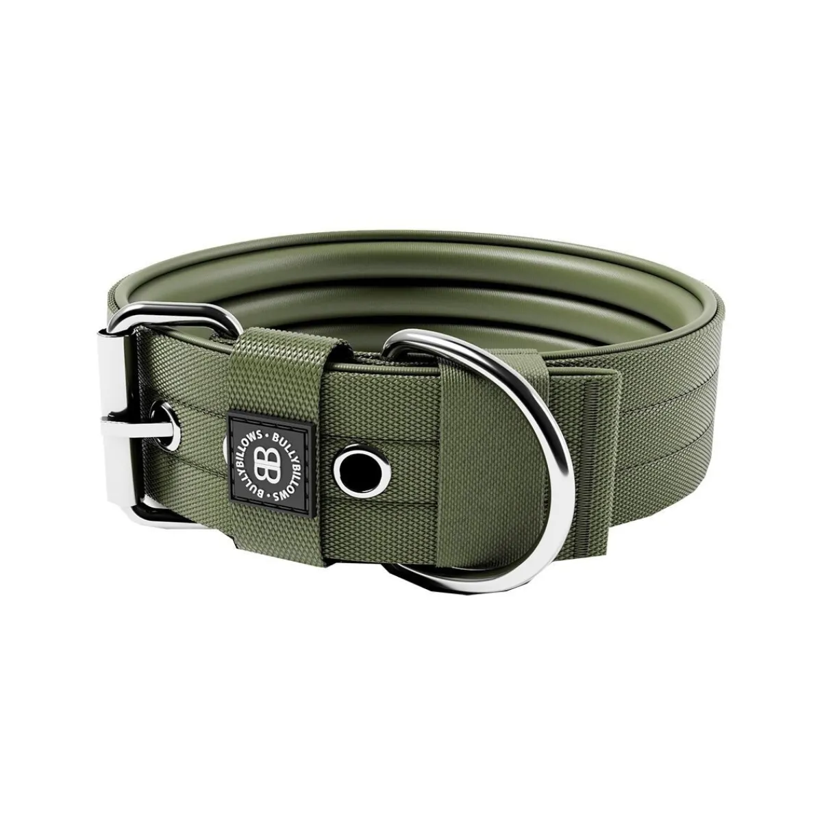 BullyBillows Koiran Pannat*solkipanta koiralle, 5 cm, khaki