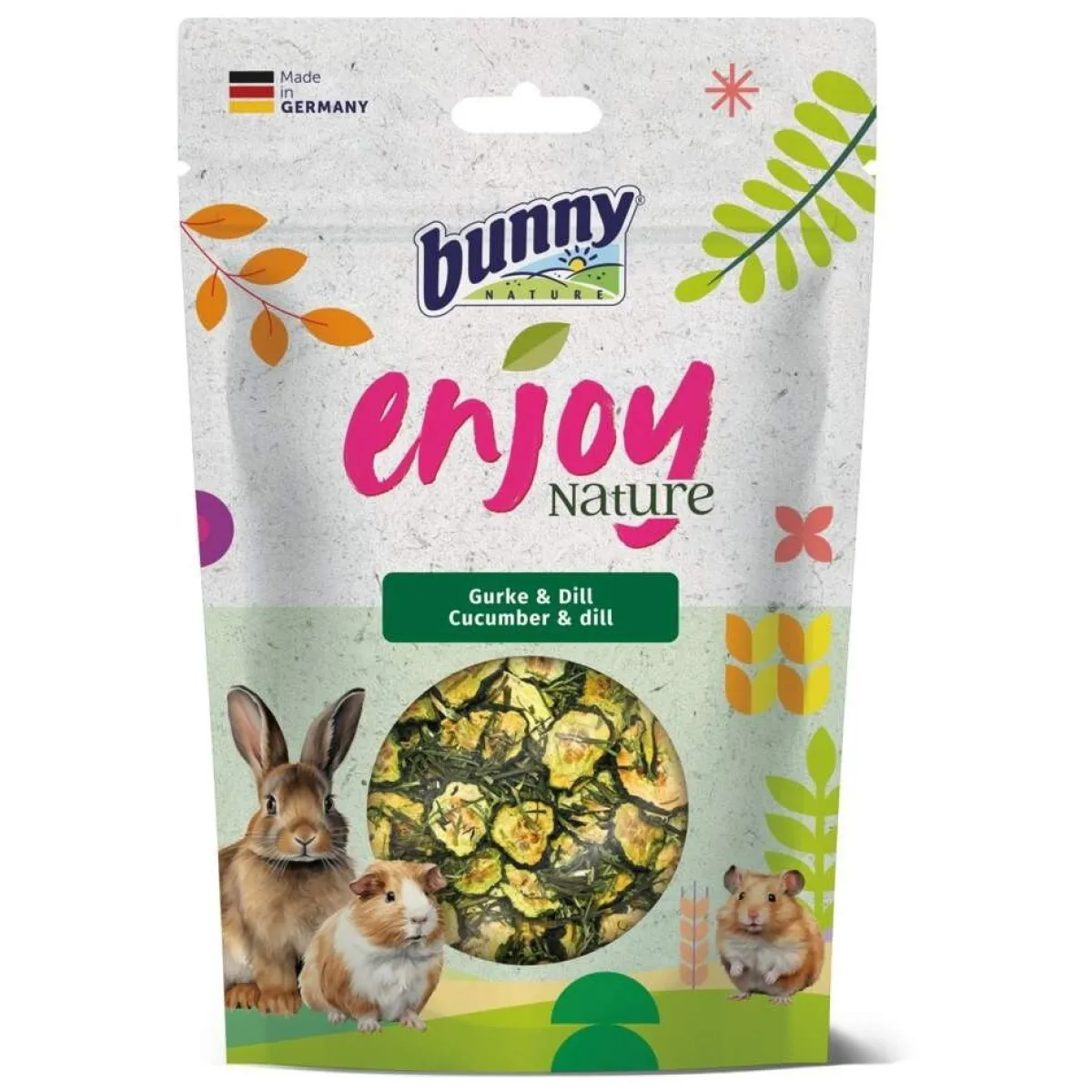 Bunny Nature Kanin Herkut|Hamsterin Herkut*Bunny Enjoy Nature kurkku & tilli 40g
