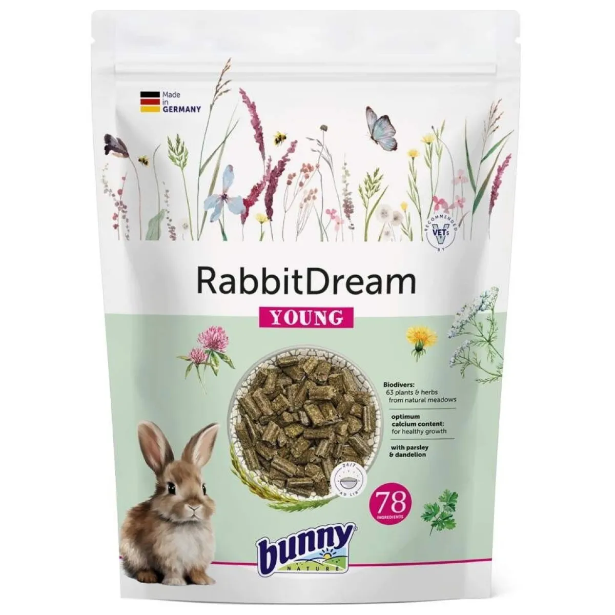Bunny Nature Pieneläinten Ruoka|Kanin Ruoka*Bunny RabbitDream Young kaninruoka