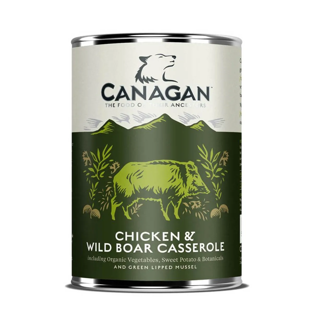 Canagan Koiran Märkäruoka Ja Makkarat*Casserole kana-villisika, 400g