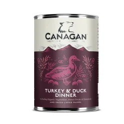 Canagan Koiran Märkäruoka Ja Makkarat*Dinner kalkkuna-ankka, 400g