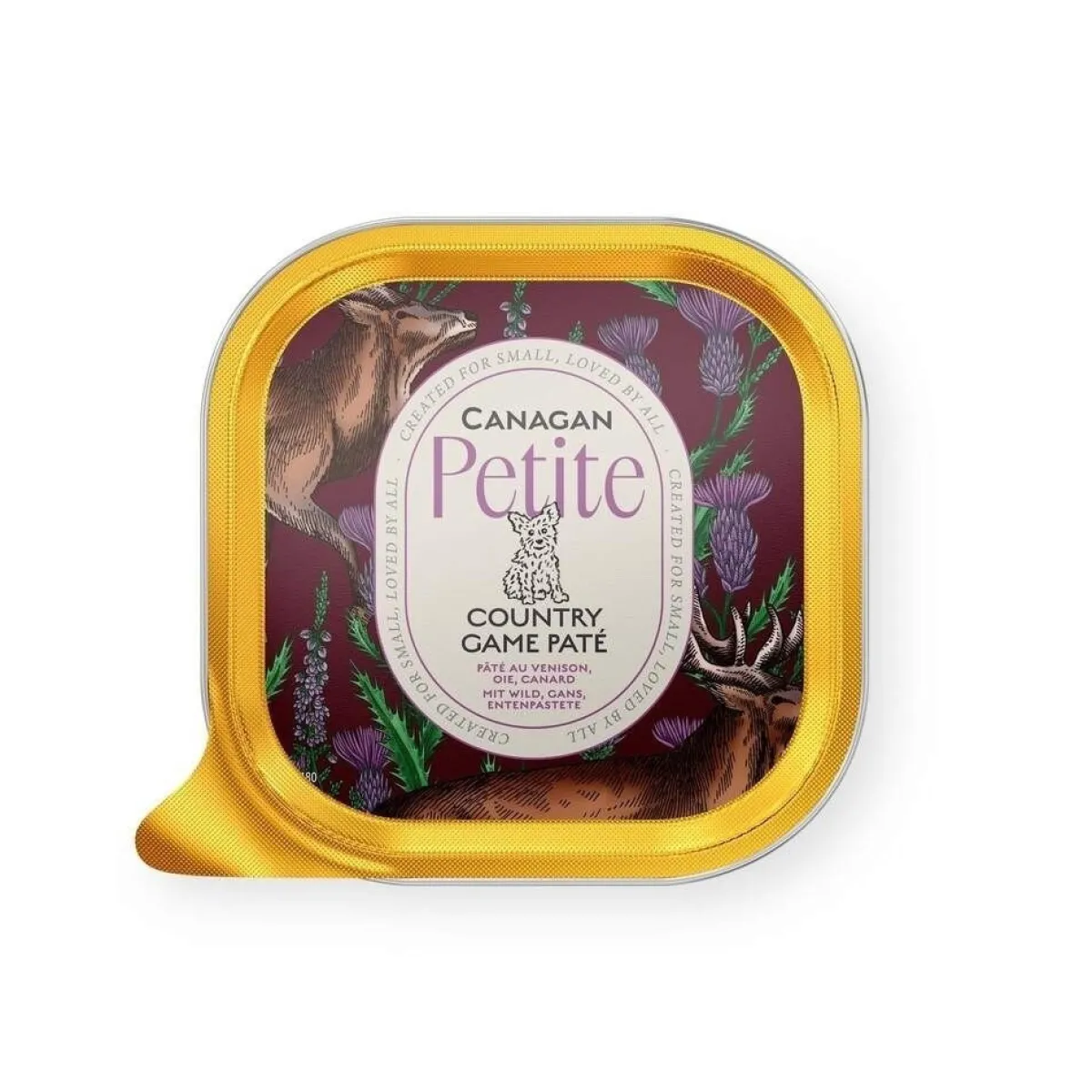 Canagan Koiran Märkäruoka Ja Makkarat*Petite Country Game riistapatee 100 g