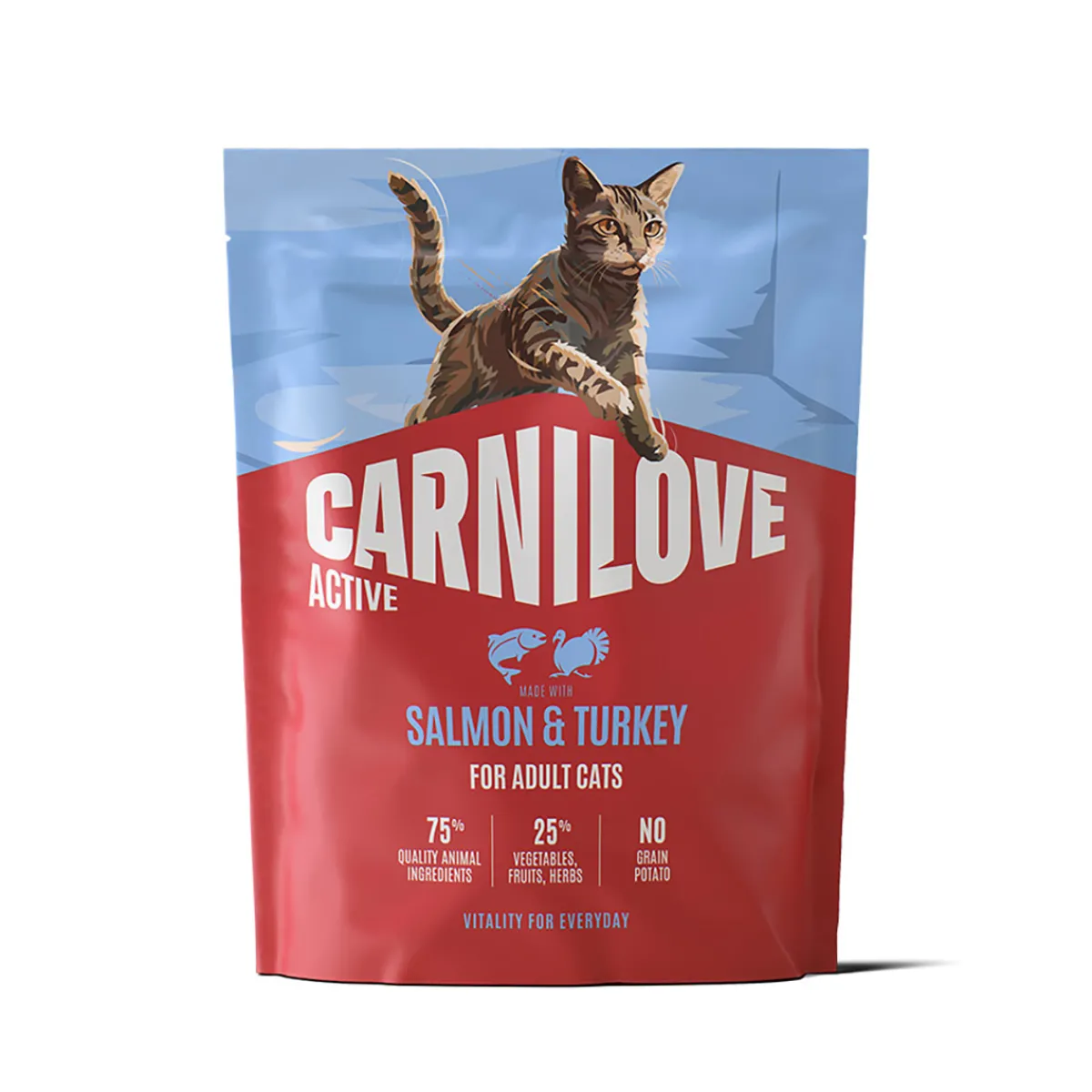 Carnilove Viljaton Kissanruoka|Kissan Kuivaruoka*Cat Adult Active Salmon & Turkey