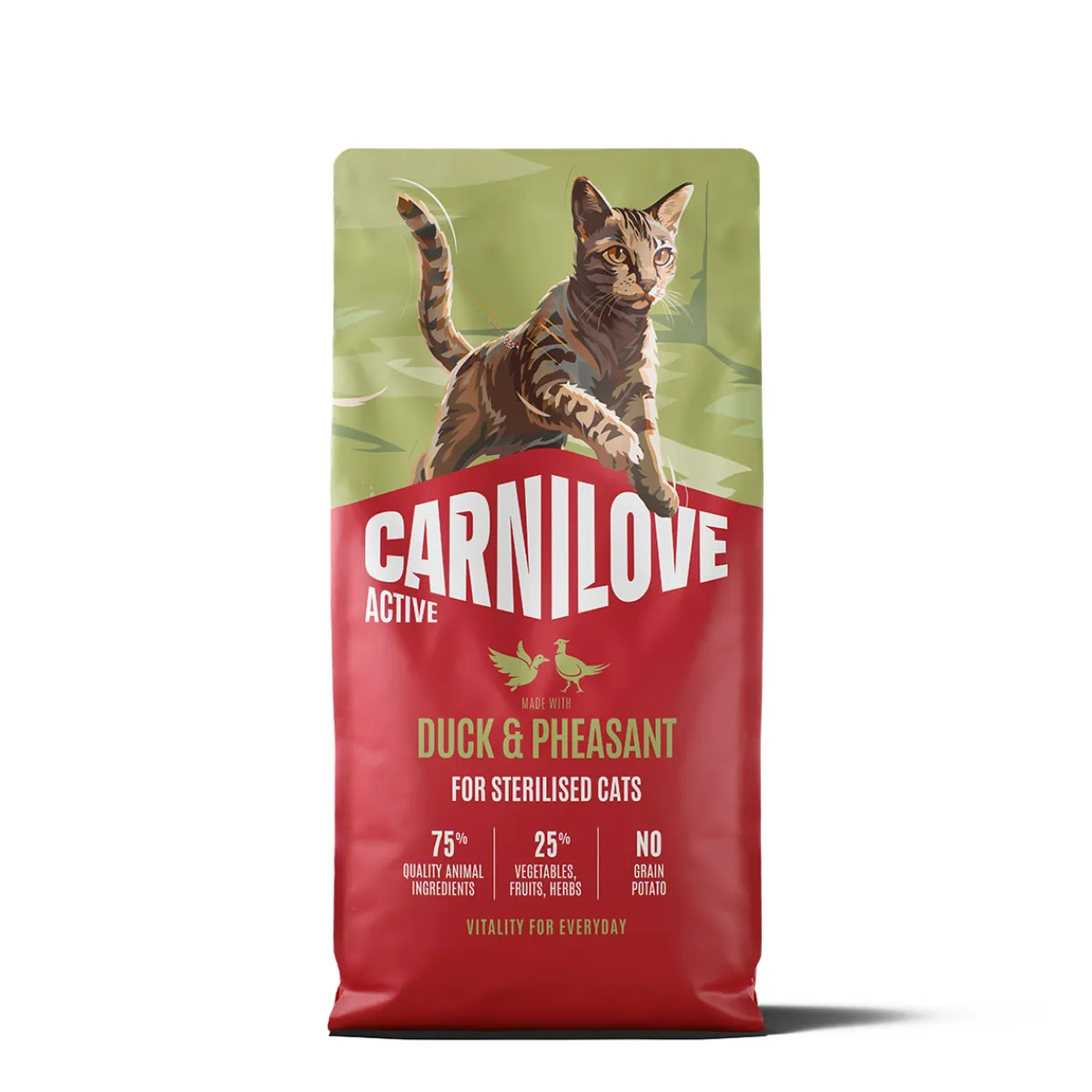 Carnilove Viljaton Kissanruoka|Kissan Kuivaruoka*Cat Adult Sterilised Active Duck & Pheasant