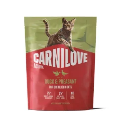 Carnilove Viljaton Kissanruoka|Kissan Kuivaruoka*Cat Adult Sterilised Active Duck & Pheasant
