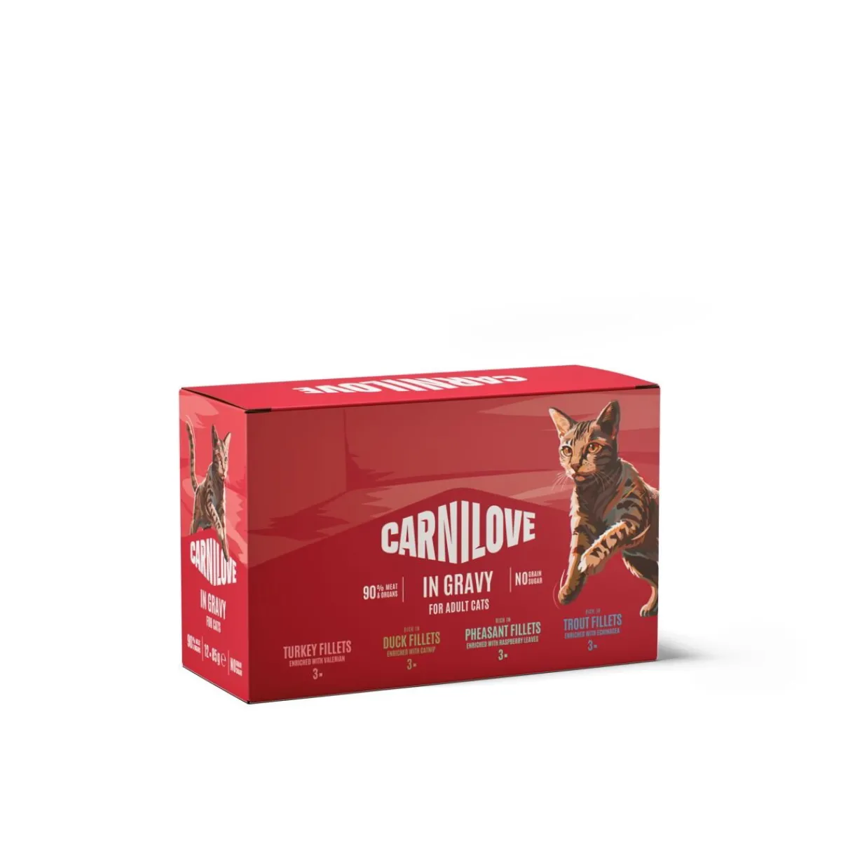 Carnilove Kissan Märkäruoka|Uutuudet Kissoille*Cat gravy rich multipack 12 x 85 g