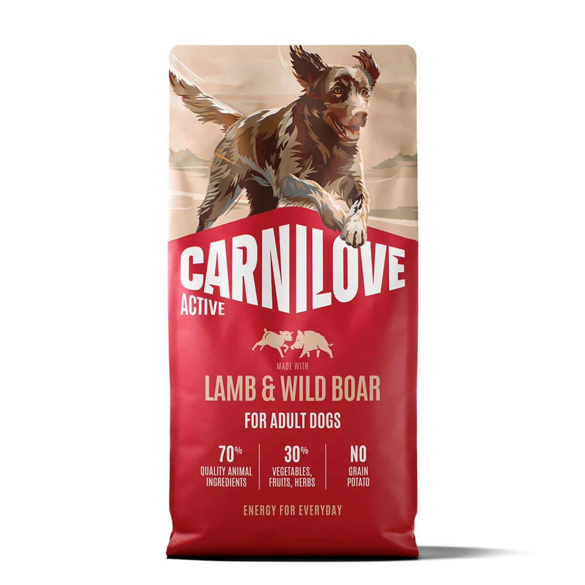 Carnilove Koiranruoat Erityistapeisiin|Koiran Kuivaruoka*Dog Adult Active Lamb & Wild boar