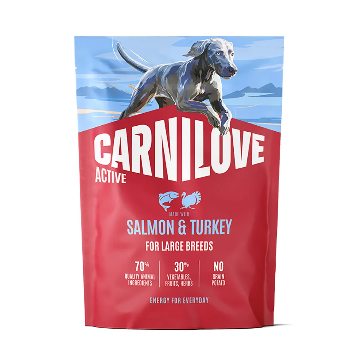 Carnilove Koiran Kuivaruoka|Viljaton Koiranruoka*Dog Adult Active Large Breed Salmon & Turkey