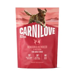 Carnilove Koiranruoat Erityistapeisiin|Koiran Kuivaruoka*Dog Adult Active Venison, Reindeer & Wild boar