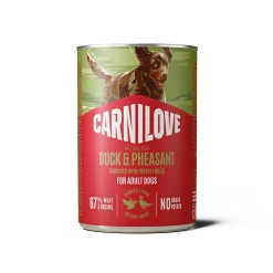 Carnilove Koiran Märkäruoka Ja Makkarat|Uutuudet Koirille*Dog Adult Duck & Pheasant Patee 400 g