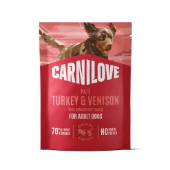 Carnilove Koiran Märkäruoka Ja Makkarat|Uutuudet Koirille*Dog Adult Turkey & Venison Patee 300 g