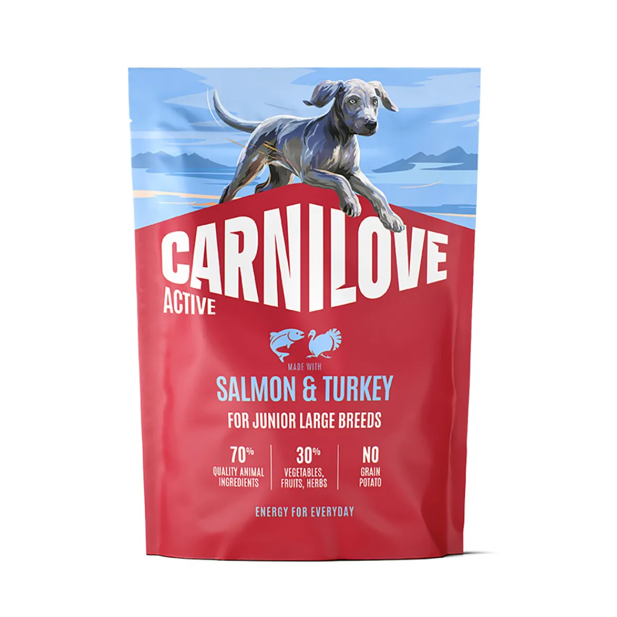 Carnilove Viljaton Koiranruoka|Koiranruoat Erityistapeisiin*Dog Junior Active Salmon & Turkey