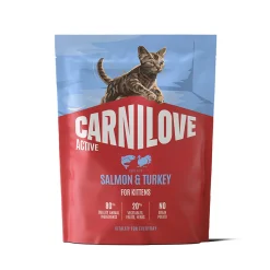 Carnilove Viljaton Kissanruoka|Kissanpennun Ruoka*Kitten Active Salmon & Turkey