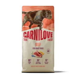 Carnilove Koiran Kuivaruoka|Viljaton Koiranruoka*True Fresh Dog Adult Beef