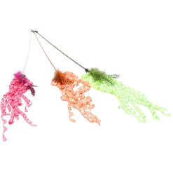Flamingo Kissanhuiskat Ja -Onget*Cat Dangler Curls 42cm