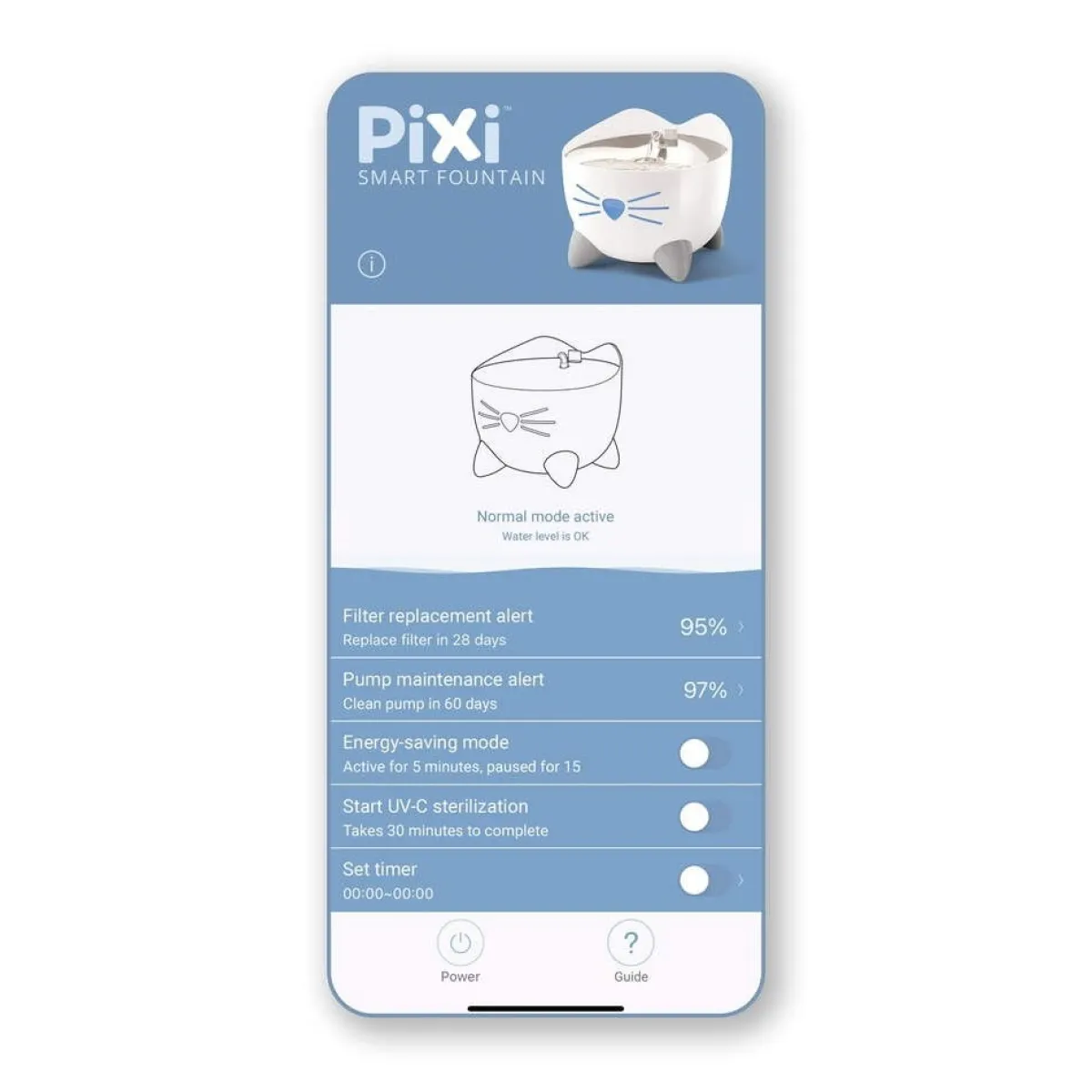 Catit Vesiautomaatit|Kissan Juoma-Automaatit*Pixi Smart -vesiautomaatti kissalle Valkoinen