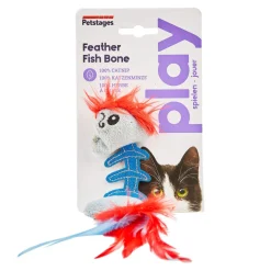 Catstages Kissan Pelit Ja Aktivointilelut*Feather Fish Bone