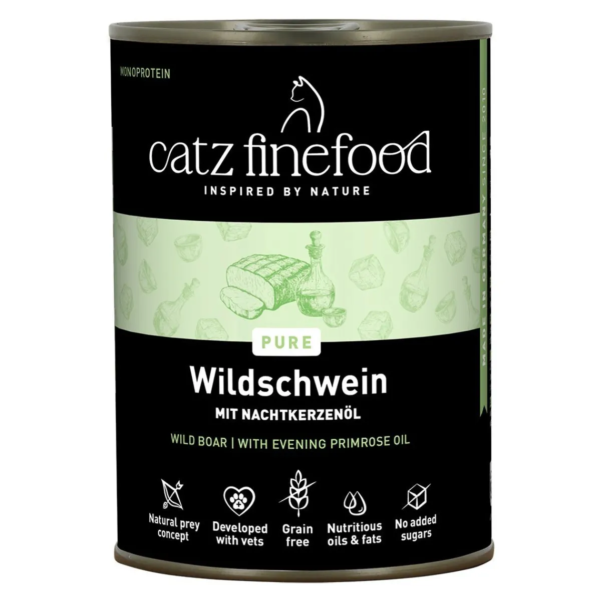 Catz Finefood Kissan Märkäruoka*Purrrr N°109 villisika 400 g
