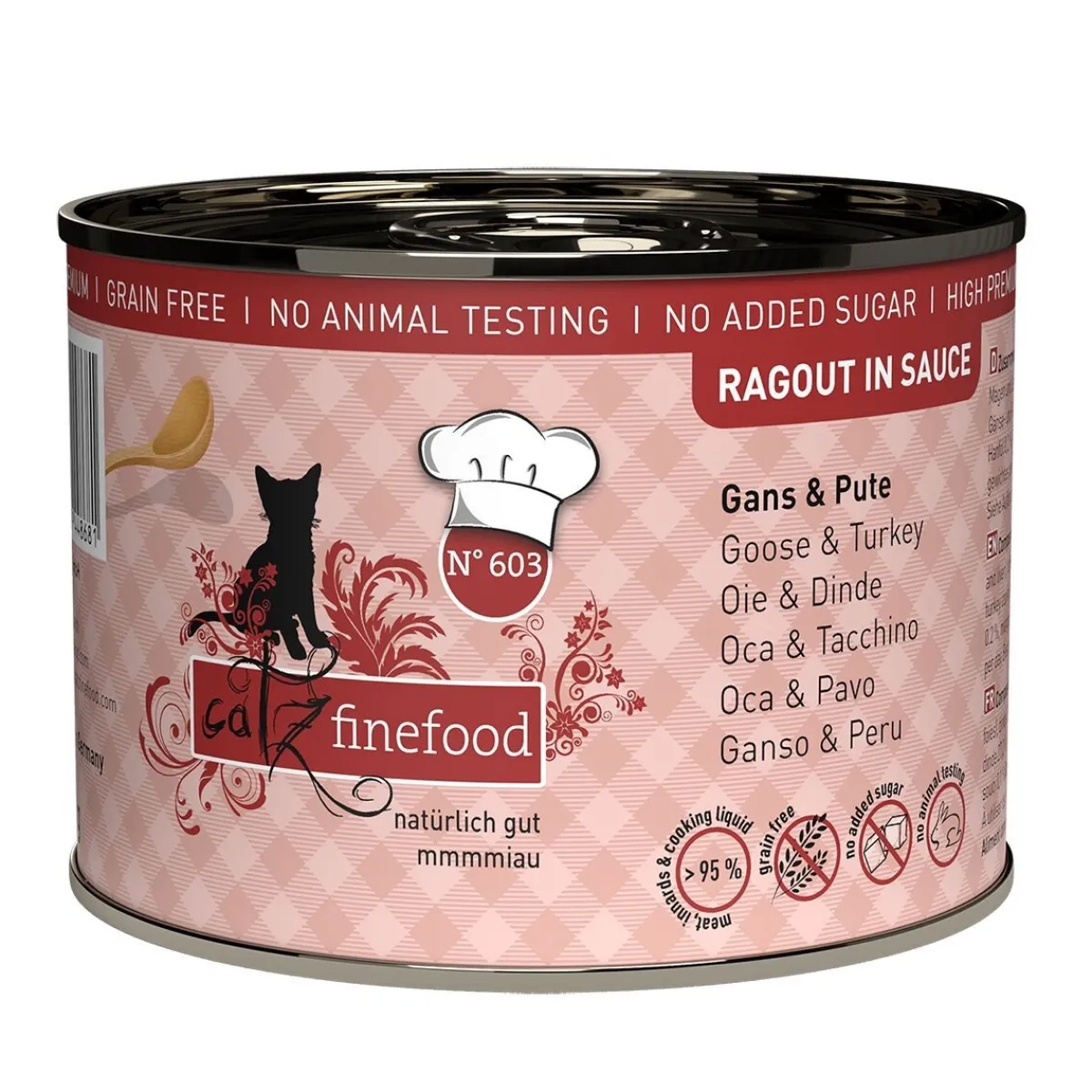 Catz Finefood Kissan Märkäruoka*Ragout N°603 hanhi & kalkkuna 190 g