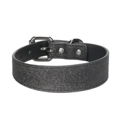 Collar of Sweden Koiran Pannat*kapea solkipanta, musta glitter