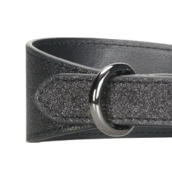 Collar of Sweden Koiran Pannat*leveä solkipanta, musta glitter