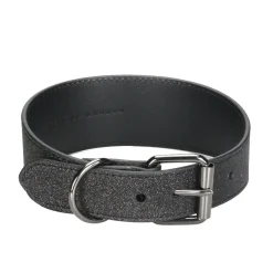 Collar of Sweden Koiran Pannat*leveä solkipanta, musta glitter