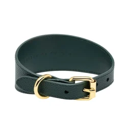 Collar of Sweden Koiran Pannat*leveä solkipanta, tummanvihreä