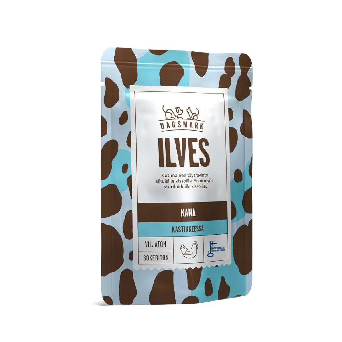 Dagsmark Kissan Märkäruoka|Kotimainen Kissanruoka*Ilves, kana kastikkeessa 8x80g