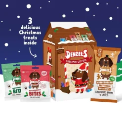 Denzel's Koiran Jouluherkut Ja Kalenterit|Pikkuherkut Ja Treeninamit*Christmas -herkkulahjapakkaus koiralle 175g