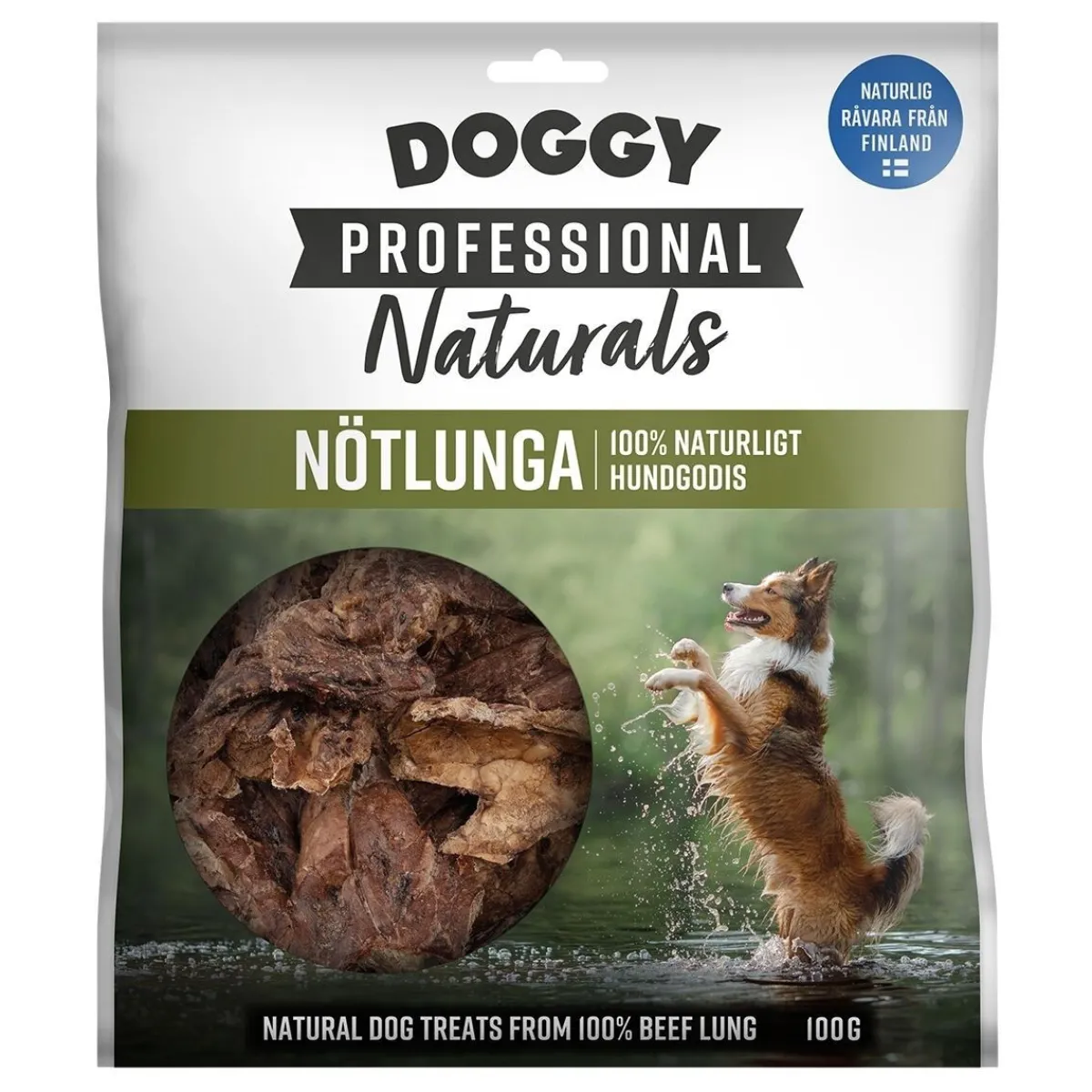 Doggy Täyslihaherkut*Naturals Naudankeuhko 100 g
