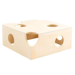 Duvoplus Pieneläinten Häkin Sisustus|Hamsterin Häkin Sisustus*Duvo+ puinen mökki, juusto