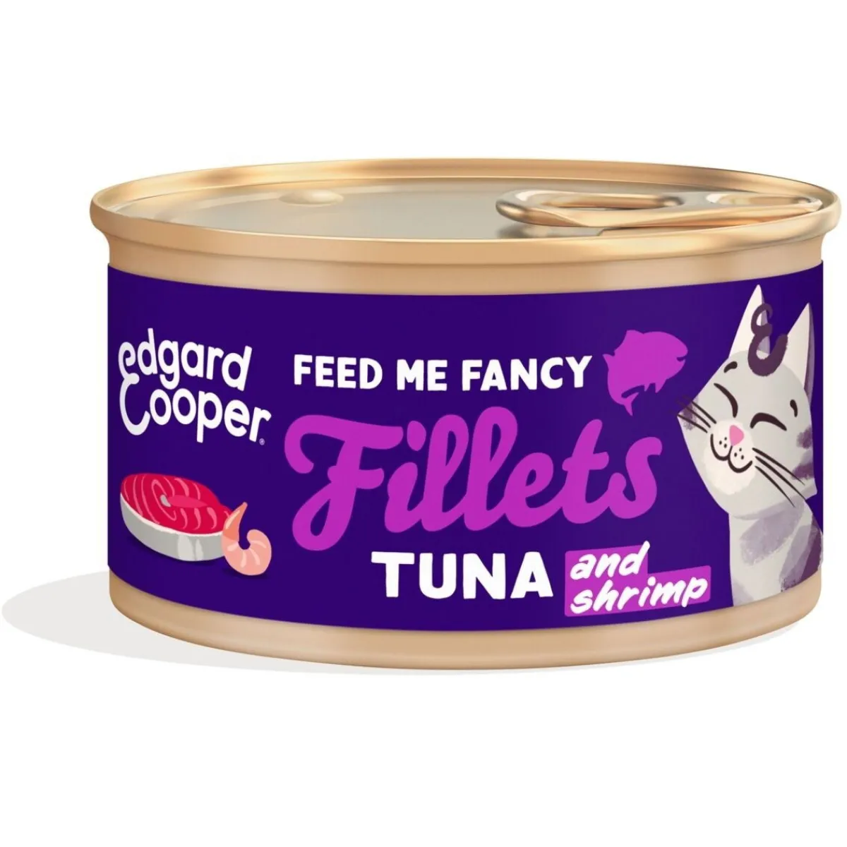 Edgard & Cooper™ Kissan Märkäruoka|Tarjoukset Kissoille*Edgard&Cooper Cat fillets tonnikala & katkarapu 70g