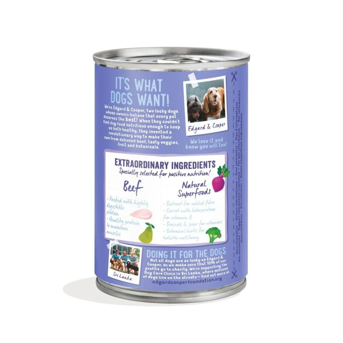 Edgard & Cooper™ Tarjoukset Koirille|Viljaton Koiranruoka*Edgard & Cooper Dog Beef 400 g