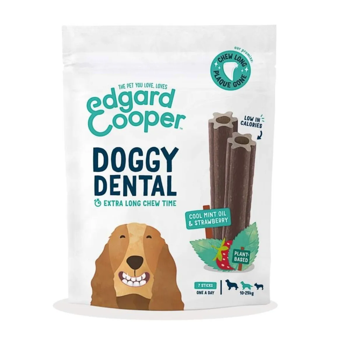 Edgard & Cooper™ Hammasherkut*Edgard&Cooper Doggy Dental Mansikka & Minttu