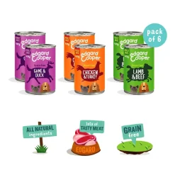 Edgard & Cooper™ Tarjoukset Koirille|Viljaton Koiranruoka*Edgard & Cooper Dog Multipack 6x400g