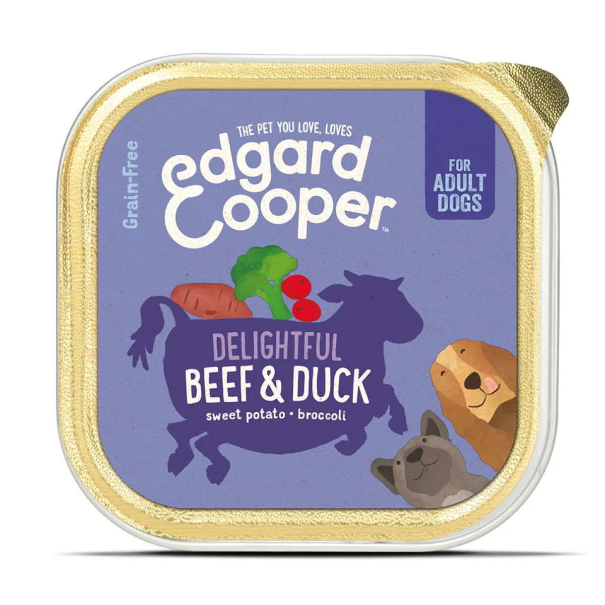 Edgard & Cooper™ Tarjoukset Koirille|Koiran Märkäruoka Ja Makkarat*Edgard & Cooper Dog nauta & ankka 150g