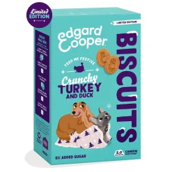 Edgard & Cooper™ Koiran Jouluherkut Ja Kalenterit|Pikkuherkut Ja Treeninamit*Edgard & Cooper Festive Ankka & Kalkkuna herkku koiralle 400g